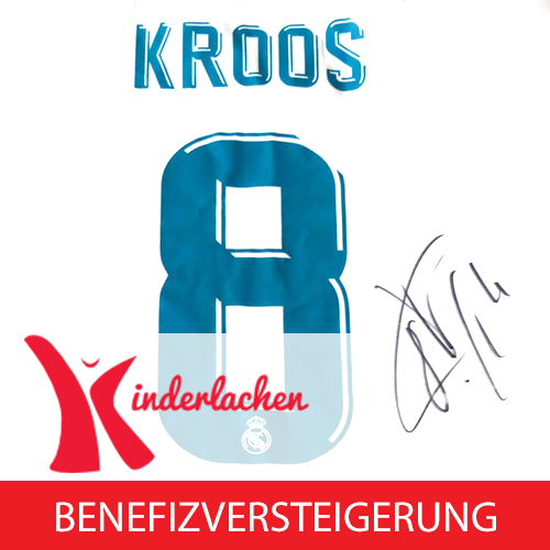 Signed Toni Kroos soccer jersey Real Madrid