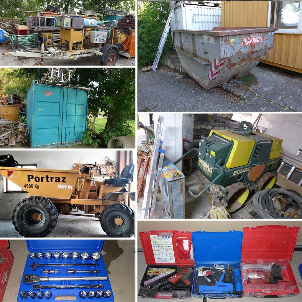 construction equipment, tools and more