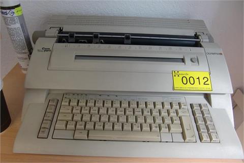 Elektrische Schreibmaschine Olympia Comfort Memory Display