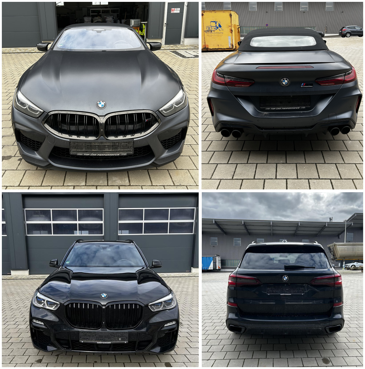 BMW M8 und BMW X5