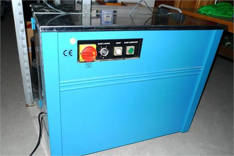 Umreifungshalbautomat TP 201CE Bandbreite 12-15.5mm für Kunststoffband, Spannkraft: 3-45 kg fahrbar, geschlossener Rahme