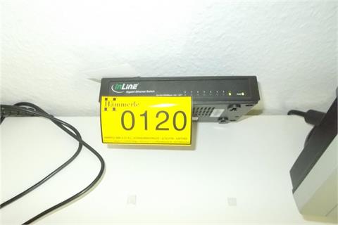 Switch Inline Gigabit Ethernet Switch 10/100/1000 Megabits Link ATC
