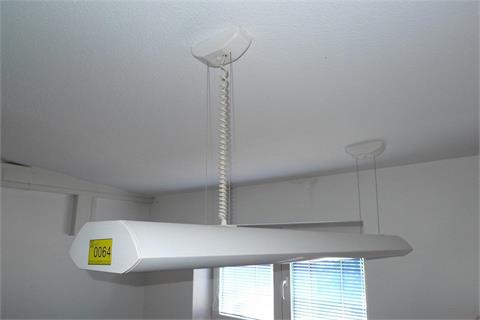 Ceiling suspended fluorescent lamp