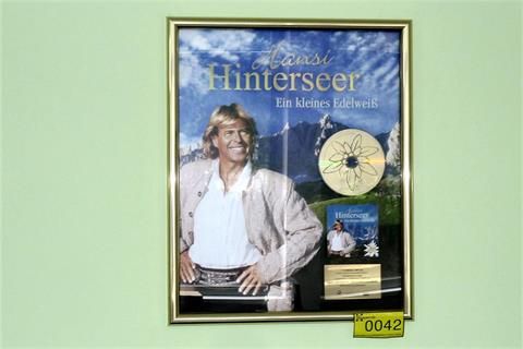 Goldene CD Hansi Hinterseer Ein kleines Edelweiß