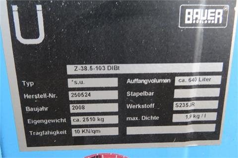 Bauer Sicherheitscontainer Z38.5-103 Dibu