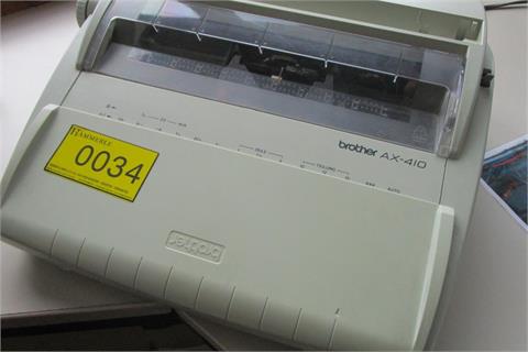 elektrische Schreibmaschine, Brother AX410