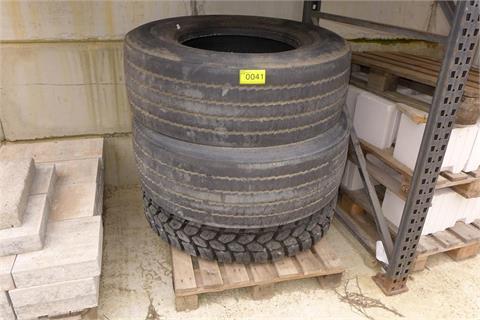 Truck Tire Carcasses 1 new tyred truck wheel with rim