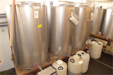 Edelstahlbehälter Lagertanks für Spirituosen