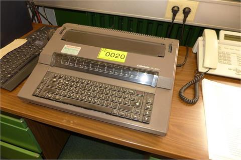 elektrische Schreibmaschine Gabriele 9009