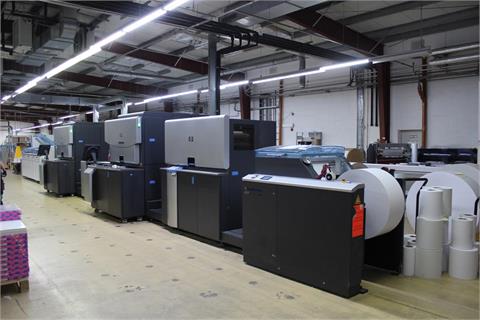 Digitale Druckeinheit HP Indigo W 7200 Digital Press & Papiermaschine Hunkeler
