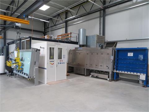 Glasaufbereitung LAMINATIN SOLUTIONS HOAF COMPACT CLIMATE ROOM