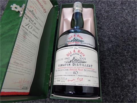 Flasche „The Old & Rare“, SINGLE MALT SCOTCH WHISKY, Tomatin Distillery